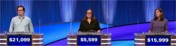 Final Jeopardy (11/18/2024) Paul Clauson, Amy Fleenor, Jonelle Lonergan