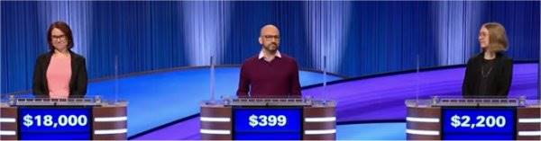 Final Jeopardy (12/25/2024) Laura Faddah, Mathieu Farhoud-Dionne, Amber Gamrat