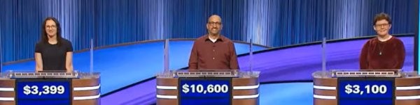 Final Jeopardy (7/1/2024) Cat Pisacano, Matt Brooks, Zoe Strassfield