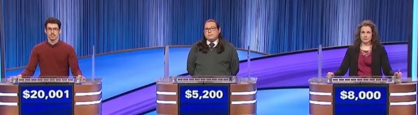 Final Jeopardy (7/15/2024) Isaac Hirsch, James Hayakawa, Brenna Sniatecki