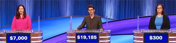 Final Jeopardy (7/3/2024) Kelly Proulx, Isaac Hirsch, Dana Keane