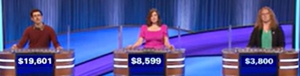 Final Jeopardy (7/9/2024) Isaac Hirsch, Anna Paone, Kathy Davis