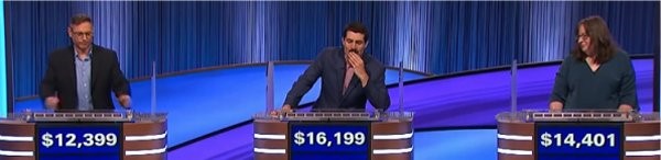 Final Jeopardy (9/12/2024) Will Weiss, Mark Palmere, Bethany Korp