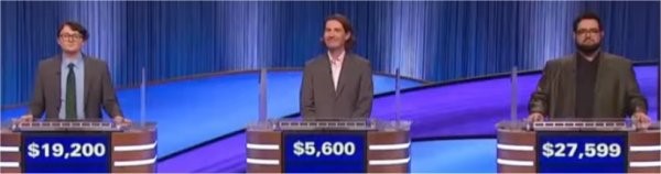 Final Jeopardy (9/16/2024) Evan Suttell, Sam Watson, Aiden Orzech