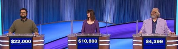 Final Jeopardy (9/17/2024) Aiden Orzech, Alisa Kindsfater, Will Yancey