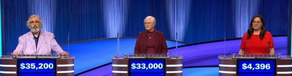 Final Jeopardy (1/3/2025) Will Yancey, Colleen Matthews, Kaitlin Tarr