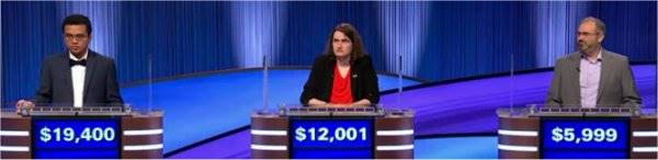 Final Jeopardy (1/7/2025) Enzo Cunanan, Zoe Grobman, Josh Heit