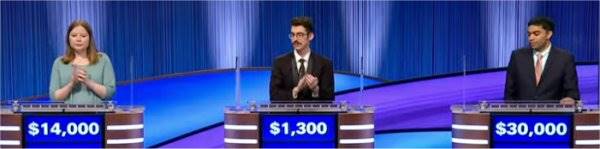 Final Jeopardy (2/11/2025) Adriana Harmeyer, Isaac Hirsch, Neilesh Vinjamuri