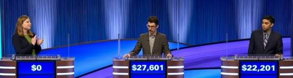 Final Jeopardy (2/12/2025) Adriana Harmeyer, Isaac Hirsch, Neilesh Vinjamuri