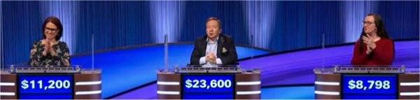 Final Jeopardy (3/10/2025) Laura Faddah, Harvey Silikovitz, Sabrina Blanks