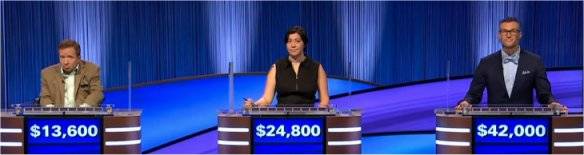 Final Jeopardy (3/11/2025) Harvey Silikovitz, Emily Johnson, James Corson