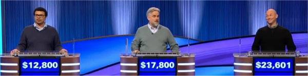 Final Jeopardy (3/21/2025) Cameron Berry, Steve Luck, Josh Weikert