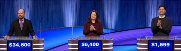 Final Jeopardy (5/1/2025) Ben Ganger, Julie Holt, Scott Summers