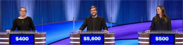 Final Jeopardy (5/12/2025) Kara Peruccio, Andrew Jones, Rachel Hall