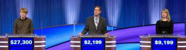 Final Jeopardy (5/19/2025) Mitch Loflin, Micah Green, Catherine Carnovale