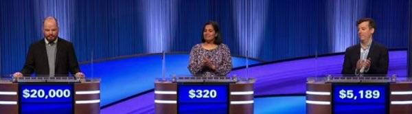 Final Jeopardy (5/2/2025) Ben Ganger, Shweta Balasubramanian, Sam Sabulis
