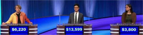 Final Jeopardy (5/20/2025) Mitch Loflin, Brendan Liaw, Wendy Poush
