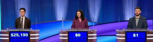 Final Jeopardy (5/21/2025) Brendan Liaw, Romy Negrin, Sam Macken
