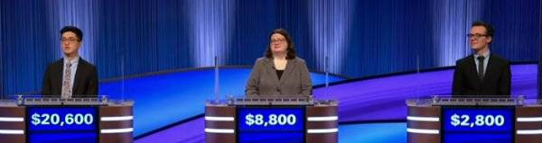 Final Jeopardy (5/22/2025) Brendan Liaw, Angela Mustapha, Matt Askins