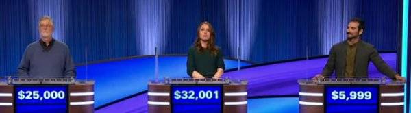 Final Jeopardy (5/26/2025) Jim Carpenter, Judith Friedman, Miles Tepper