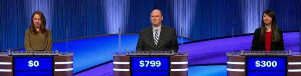 Final Jeopardy (5/27/2025) Judith Friedman, Tyler Griffith, Jackie Yang