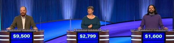 Final Jeopardy (5/5/2025) Ben Ganger, Ellen Goldlust, Rhyne Modlin