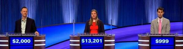 Final Jeopardy (6/23/2025) Andrew Brigger, Emily Croke, David Spelman