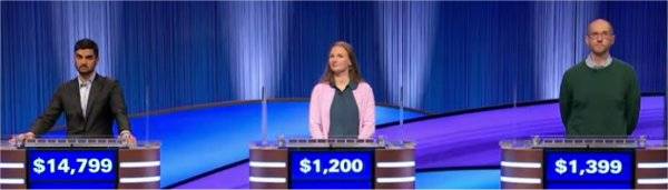 Final Jeopardy (6/6/2025) Nikhil Joshi, Elizabeth Hawkins, Brian O'Heron
