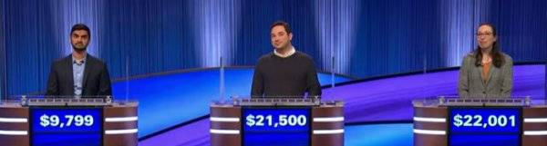 Final Jeopardy (6/9/2025) Nikhil Joshi, Ted Nyman, Jackie Rogoff