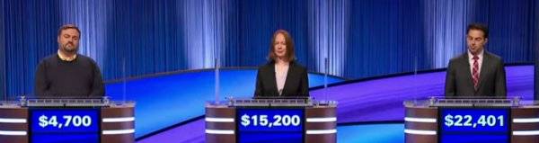Final Jeopardy (7/1/2025) Dave McBride, Heather Kompanek, Jason Singer