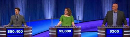 Final Jeopardy (7/21/2025) Scott Riccardi, Anna Ciamporcero, Jeff Hague