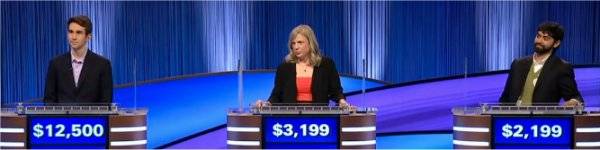 Final Jeopardy Results for Wednesday, July 9, 2025 Final Jeopardy (7/9/2025) Scott Riccardi, Sarah Mulligan, Rahul Kak