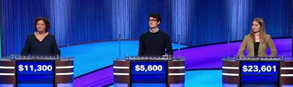 Final Jeopardy (10/13/2025) Aimée Fluitt, Daniel Richman, Allegra Hill