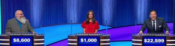 Final Jeopardy Results for Tuesday, October 21, 2025 Final Jeopardy (10/21/2025) Dargan Ware, Elyse Erdman, Tom Devlin