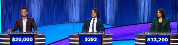 Final Jeopardy (10/29/2025) Aaron Levine, Eli Bondar, Katie Mantoan