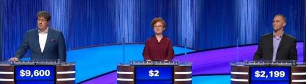 Final Jeopardy (10/31/2025) Christopher Tillman, Siobhan Hickey, Robbie Ellis