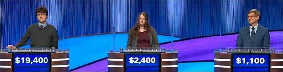 Final Jeopardy (11/25/2025) Harrison Whitaker, Emma Passariello, Lyman Howard