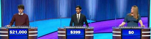 Final Jeopardy Results for Wednesday, November 26, 2025 Final Jeopardy (11/26/2025) Harrison Whitaker, Krish Patel, Shannon Mastick