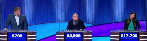 Final Jeopardy (11/3/2025) Christopher Tillman, W.A. Robison, Joyelle McSweeney