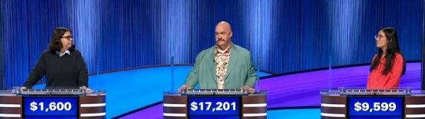 Final Jeopardy Results for Monday, December 22, 2025 Final Jeopardy (12/22/2025) Rachael Gray, Guy Branum, Jasmine Zhou