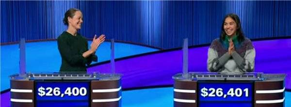 Final Jeopardy (12/23/2025) Bob Callen, Molly Murray, Michelle Tsai