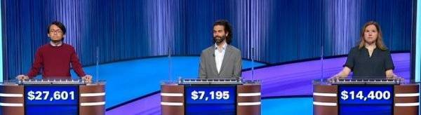 Final Jeopardy Results for Wednesday, September 17, 2025 Final Jeopardy (9/17/2025) Paolo Pasco, Max Miller, Laura Mixter