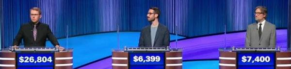 Final Jeopardy Results for Monday, September 22, 2025 Final Jeopardy (9/22/2025) Steven Olson, David Shutoff, Jonathan Goldman