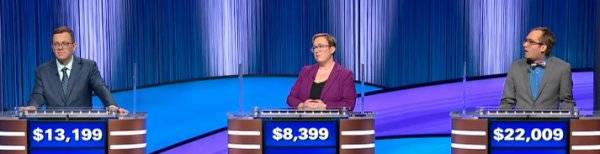 Final Jeopardy (9/9/2025) Jonathan Hugendubler, Stacy Shelly, Ian Morrison