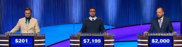 Final Jeopardy Results for Wednesday, January 21, 2026 Final Jeopardy (1/21/2026) Bryce Wargin, Cameron Berry, Ben Ganger