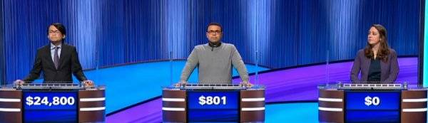 Final Jeopardy Results for Thursday, January 29, 2026 Final Jeopardy (1/29/2026) Paolo Pasco, Cameron Berry, Ashley Chan