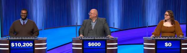 Final Jeopardy Results for Monday, February 23, 2026 Final Jeopardy (2/23/2026) Trey Hart, Zach Johnson-Dunlop, Katie Pach