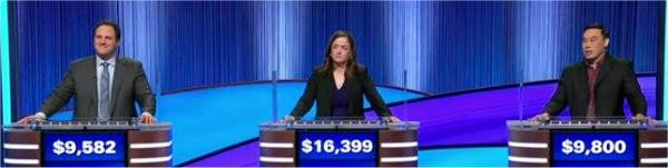 Final Jeopardy Results for Friday, February 27, 2026 Final Jeopardy (2/27/2026) James Hirsh, Diana Miller, Tim Leung