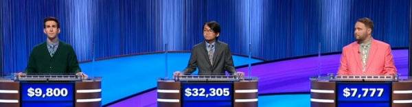 Final Jeopardy Results for Tuesday, February 2, 2026 Final Jeopardy (2/3/2026) Scott Riccardi, Paolo Pasco, TJ Fisher