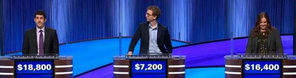 Final Jeopardy Results for Thursday, February 5, 2026 Final Jeopardy (2/5/2026) Matt Amodio, Drew Basile, Karen Farrell